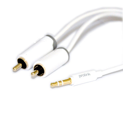 Prolink普罗林克PMM103-0200 3.5mm转2RCA音频线深度评测 2米长度的发烧级音频传输解决方案